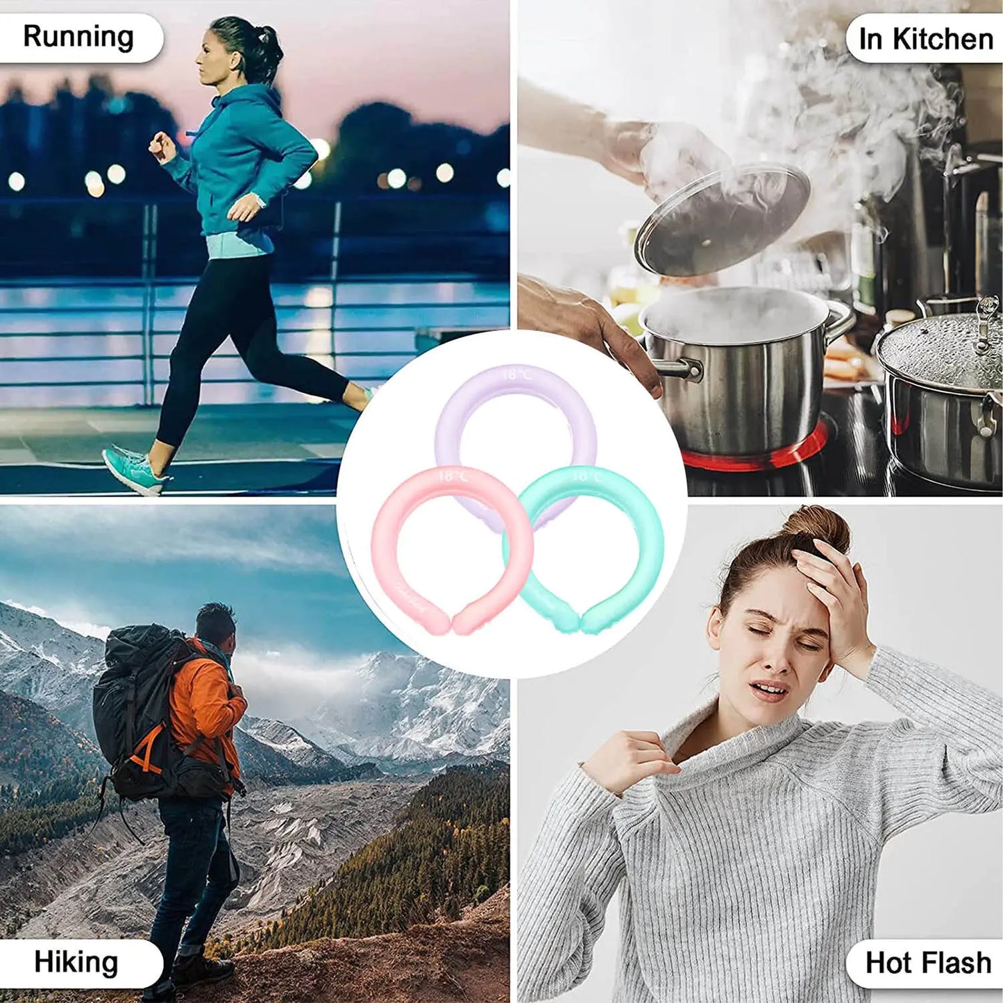 Tube de refroidissement pour machine à glaçons, enveloppes de refroidissement pour le cou