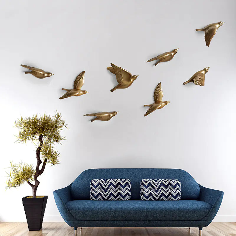 Nordic Wall Decor Resin Bird 3D