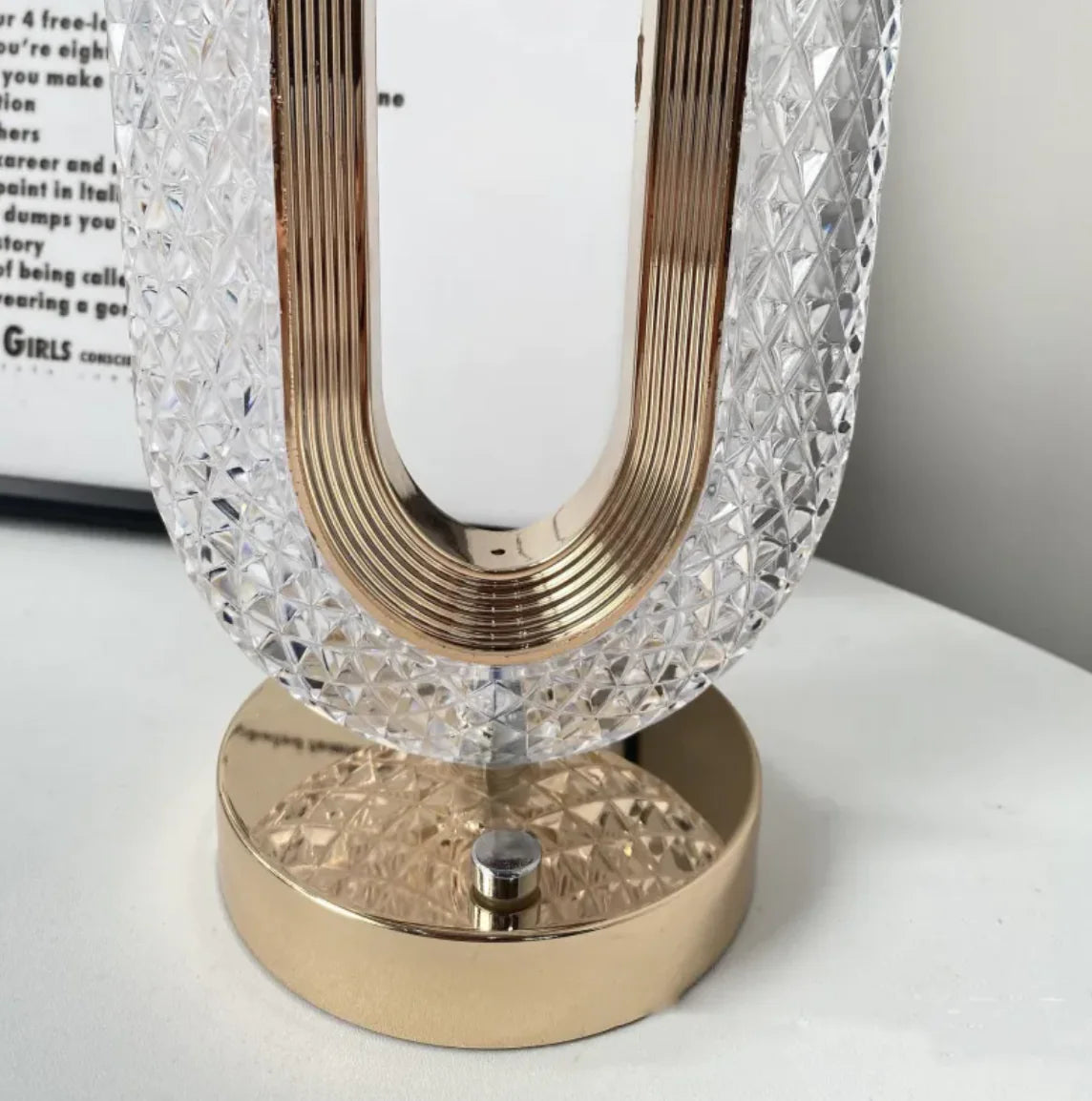 Crystal Desk Lamp